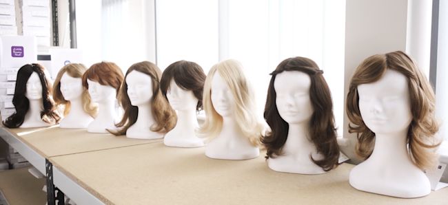 Wigs for online cancer patients charity