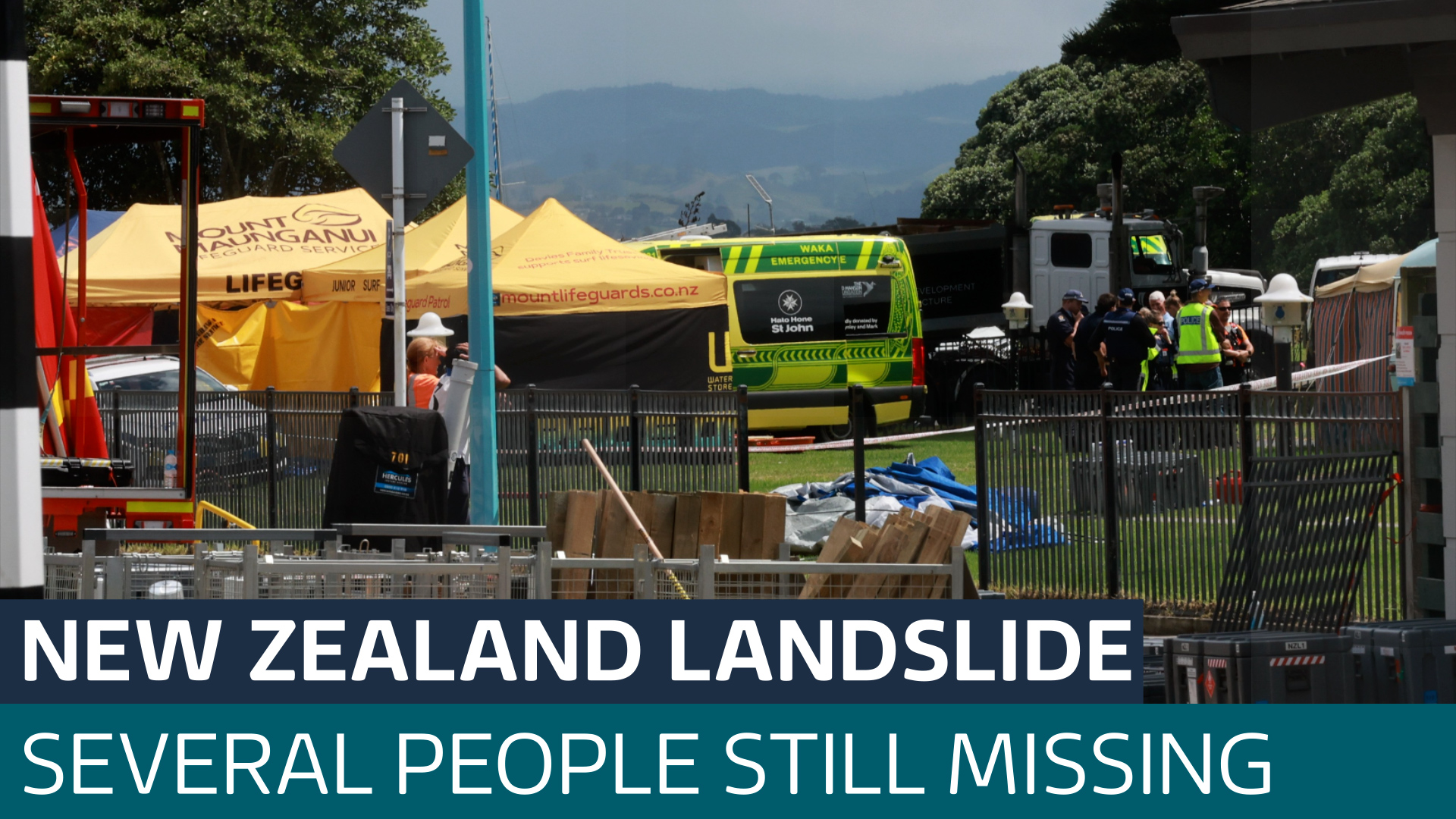 Several people missing after a landslide at a campsite in New Zealand - Latest From ITV News