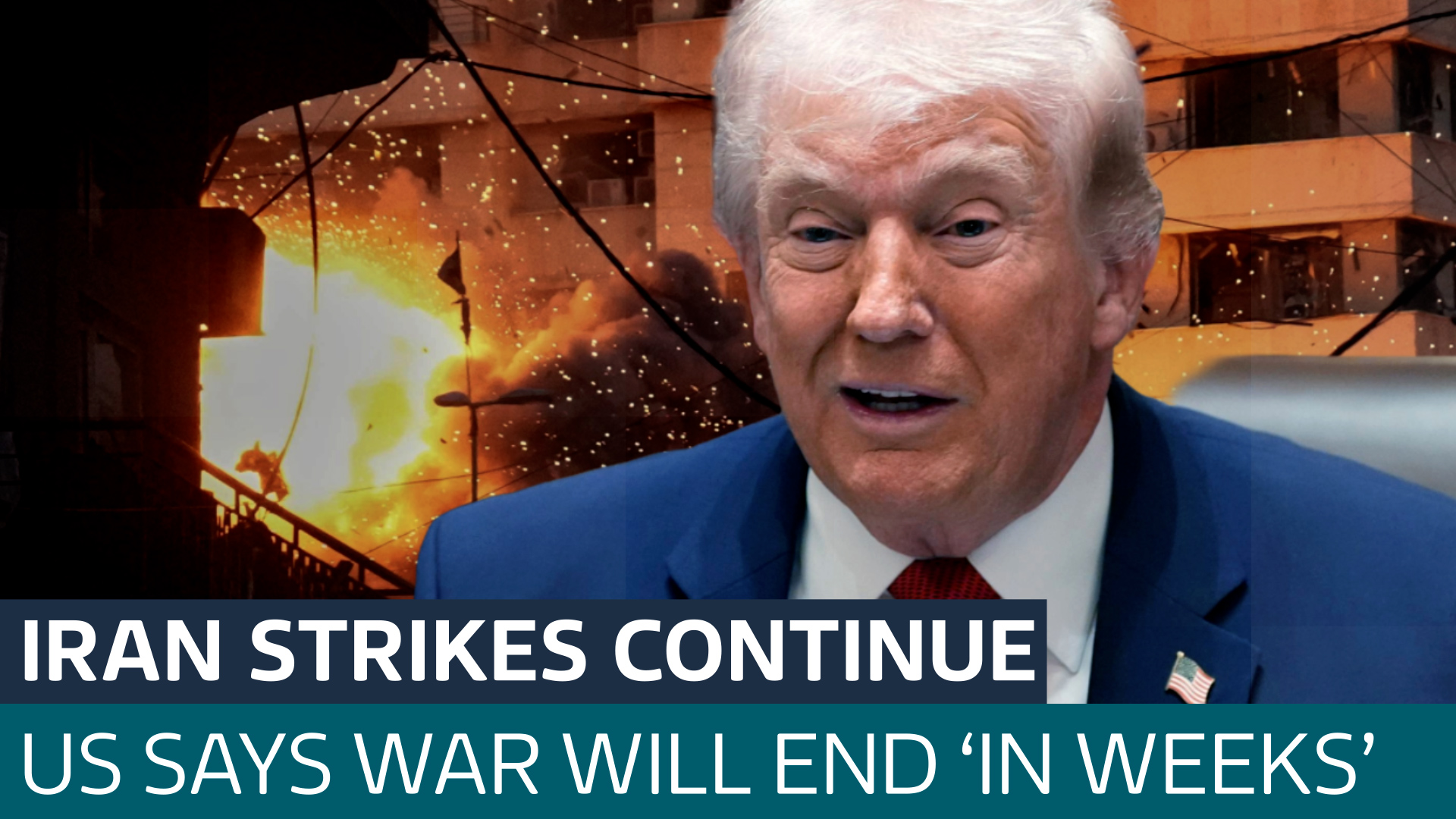 US claims the Iran war will end in 'weeks not months' - Latest From ITV ...