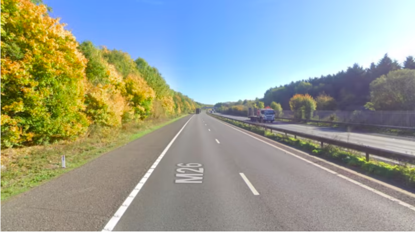 M26 in Kent reopens after severe water leak closed westbound