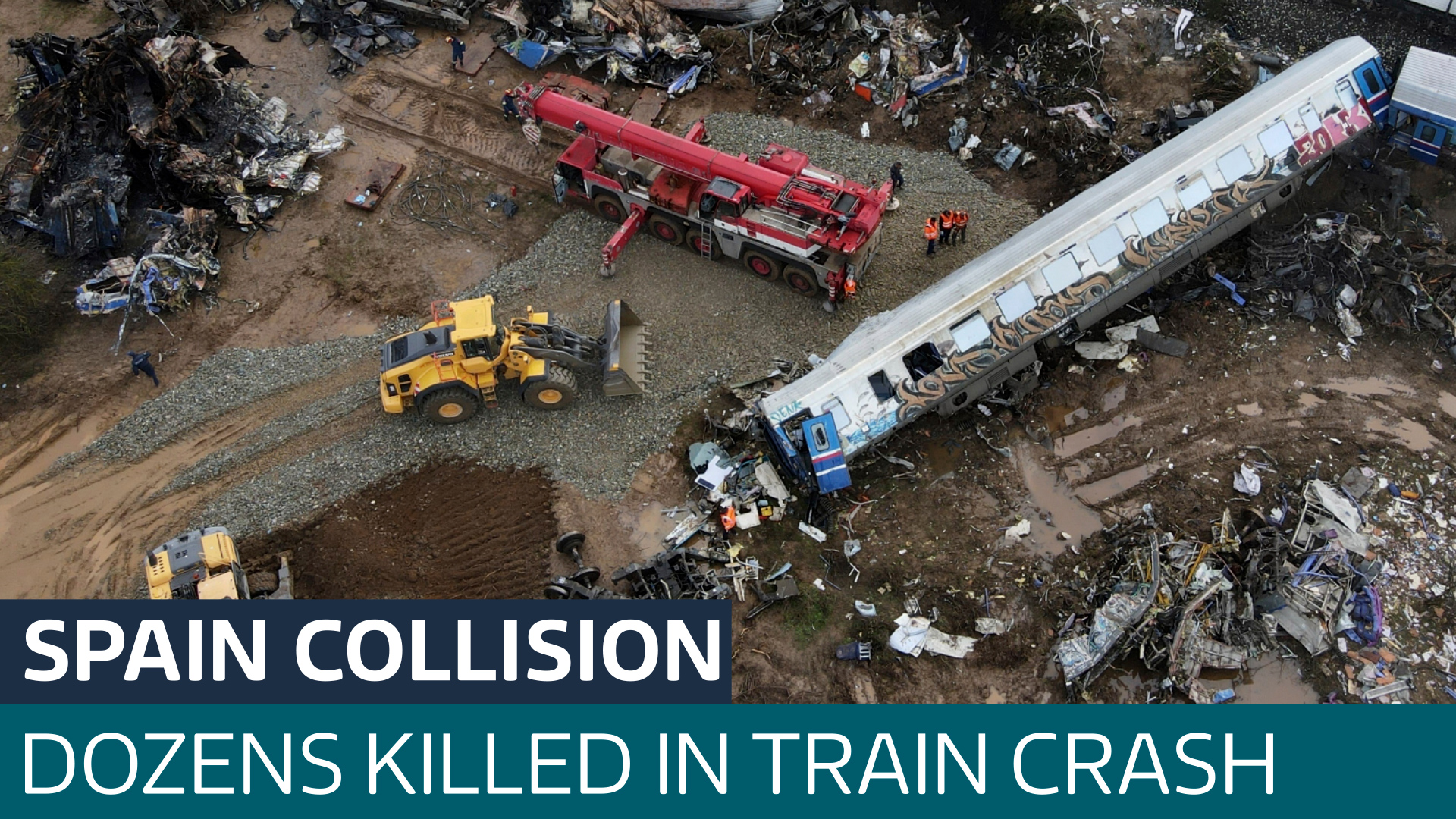 Days of national mourning declared as at least 40 killed in Spanish train crash - Latest From ITV News