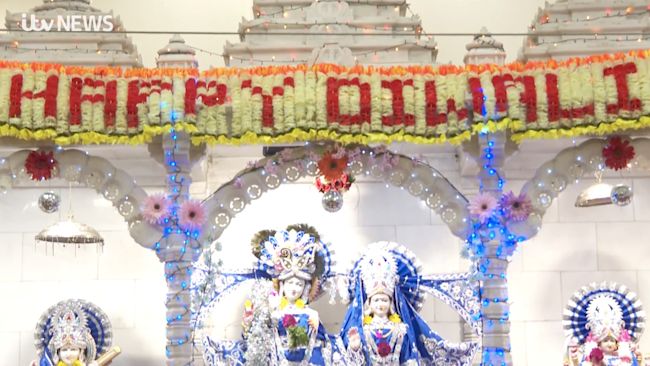 05.11.12 Diwali Decorations in Middlesbrough Tyne Tees