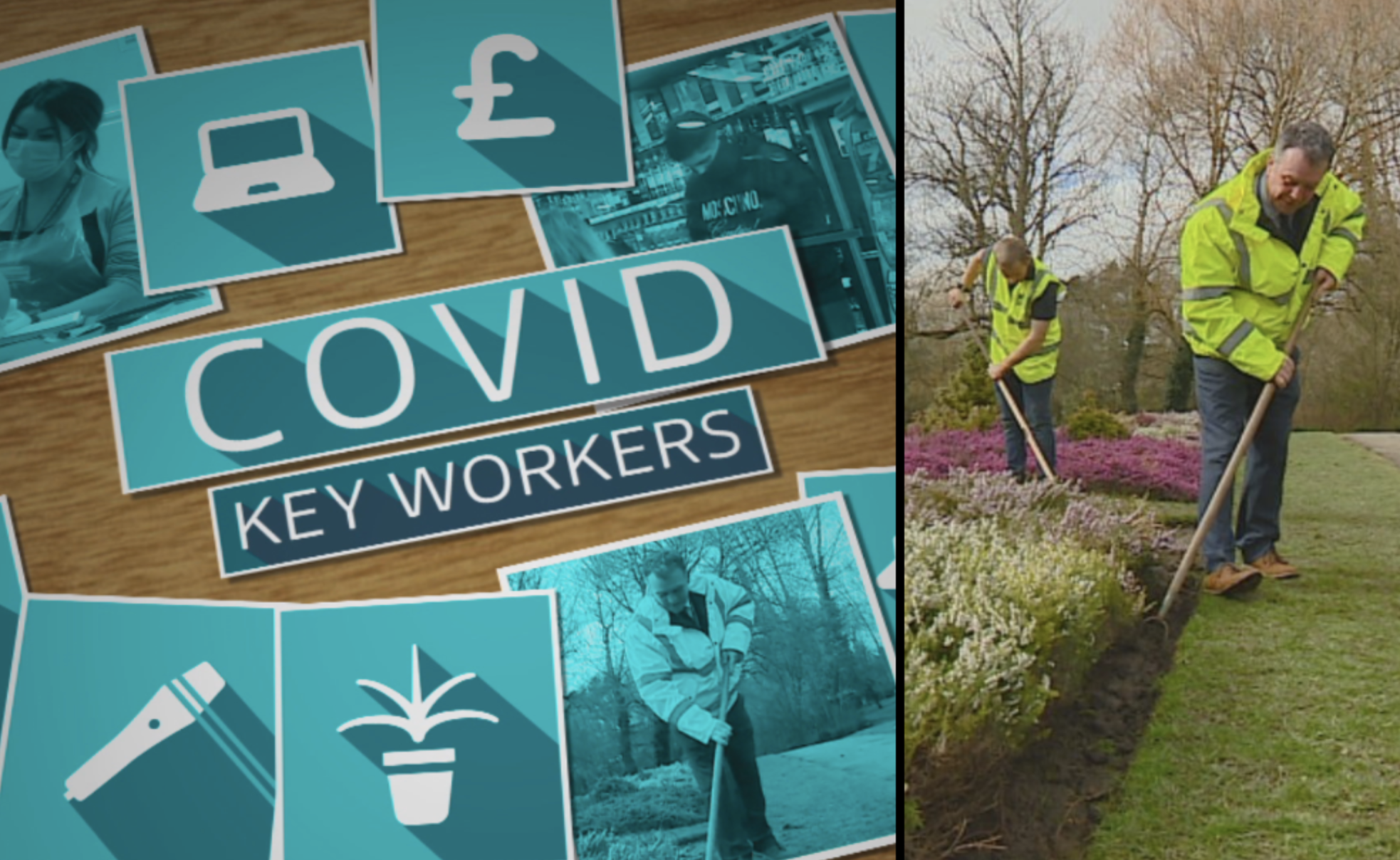 Covid Key Workers Keeping our outdoor spaces clean during the pandemic