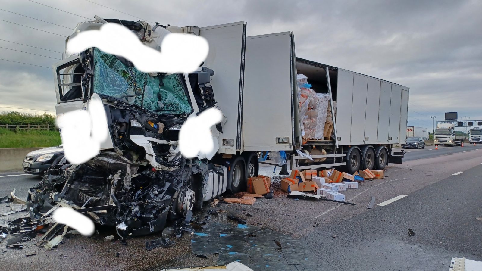 Man 'seriously injured' in crash involving five lorries on M6 Northbound in  Cheshire | ITV News Granada