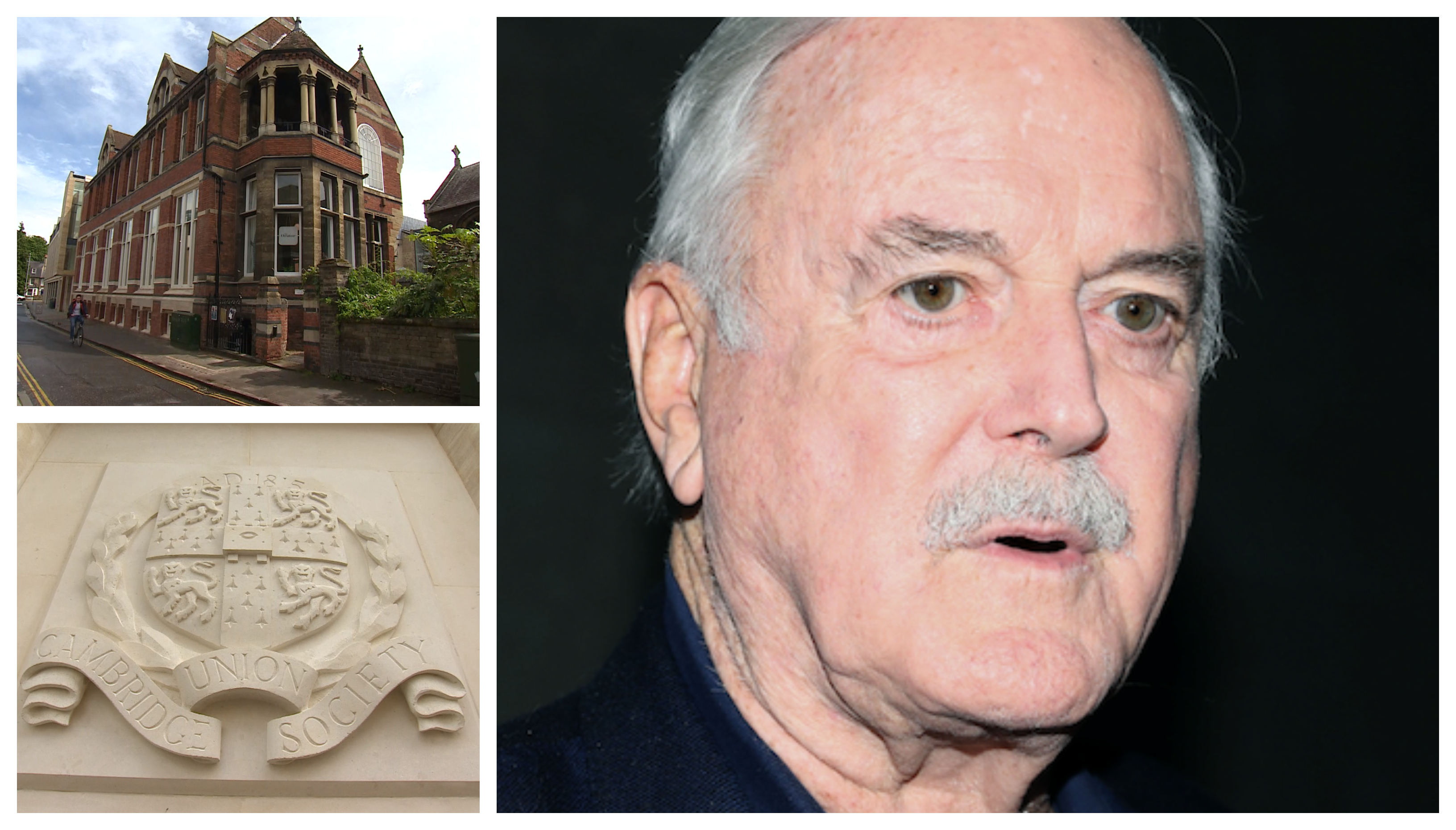 John Cleese Blacklists Himself From Cambridge Union As Historian Banned For Hitler Impression Itv News Anglia