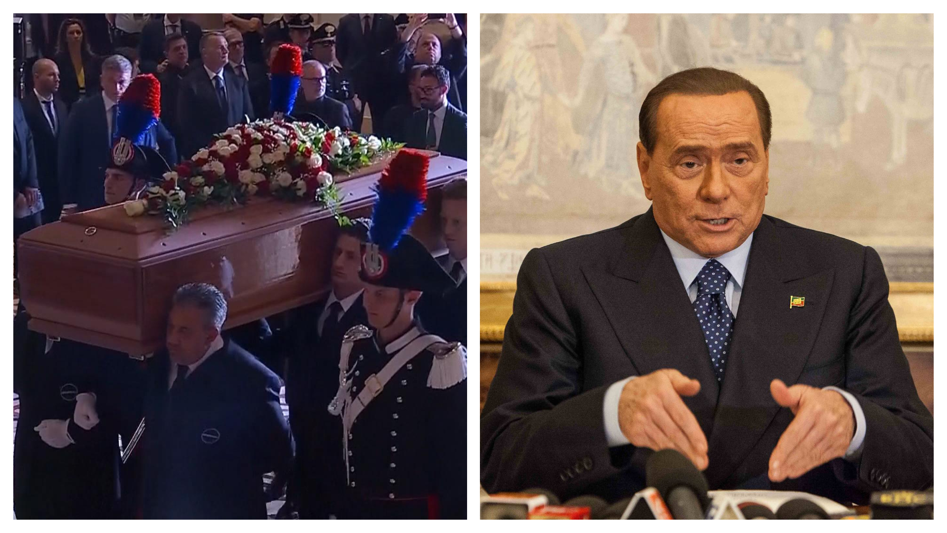 Thousands Gather For Funeral Of Former Italian Prime Minister Silvio ...