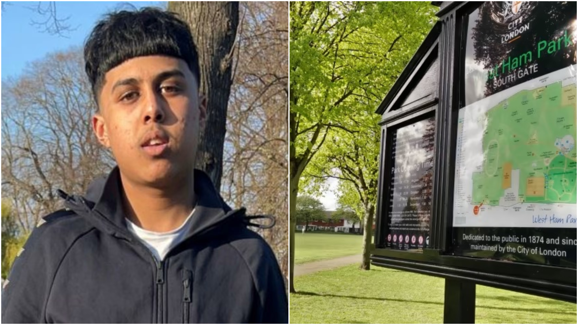 Boy, 16, Stabbed To Death In West Ham Park Named As Teen Charged With ...