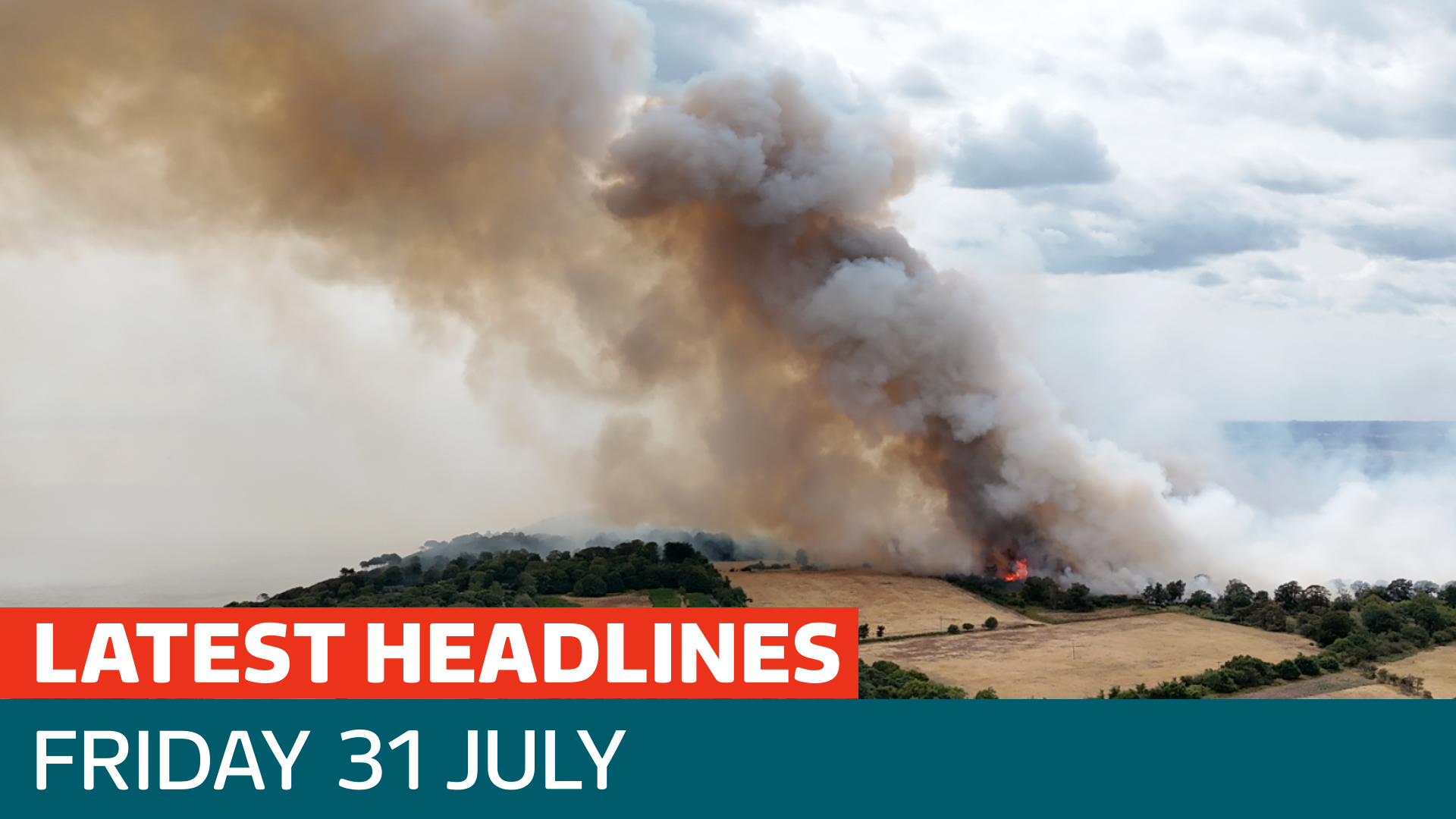 The latest headlines - as Suffolk wildfire 'stabilises'