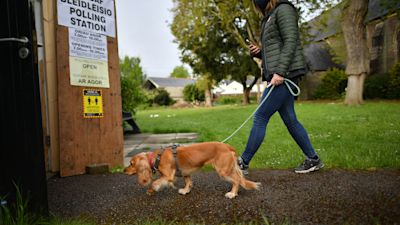 polling station in Wales credit PA