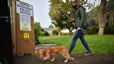 polling station in Wales credit PA