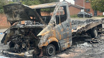 Two teenagers arrested over suspected arson incidents on vehicles in Ipswich.
Credit: ITV News Anglia