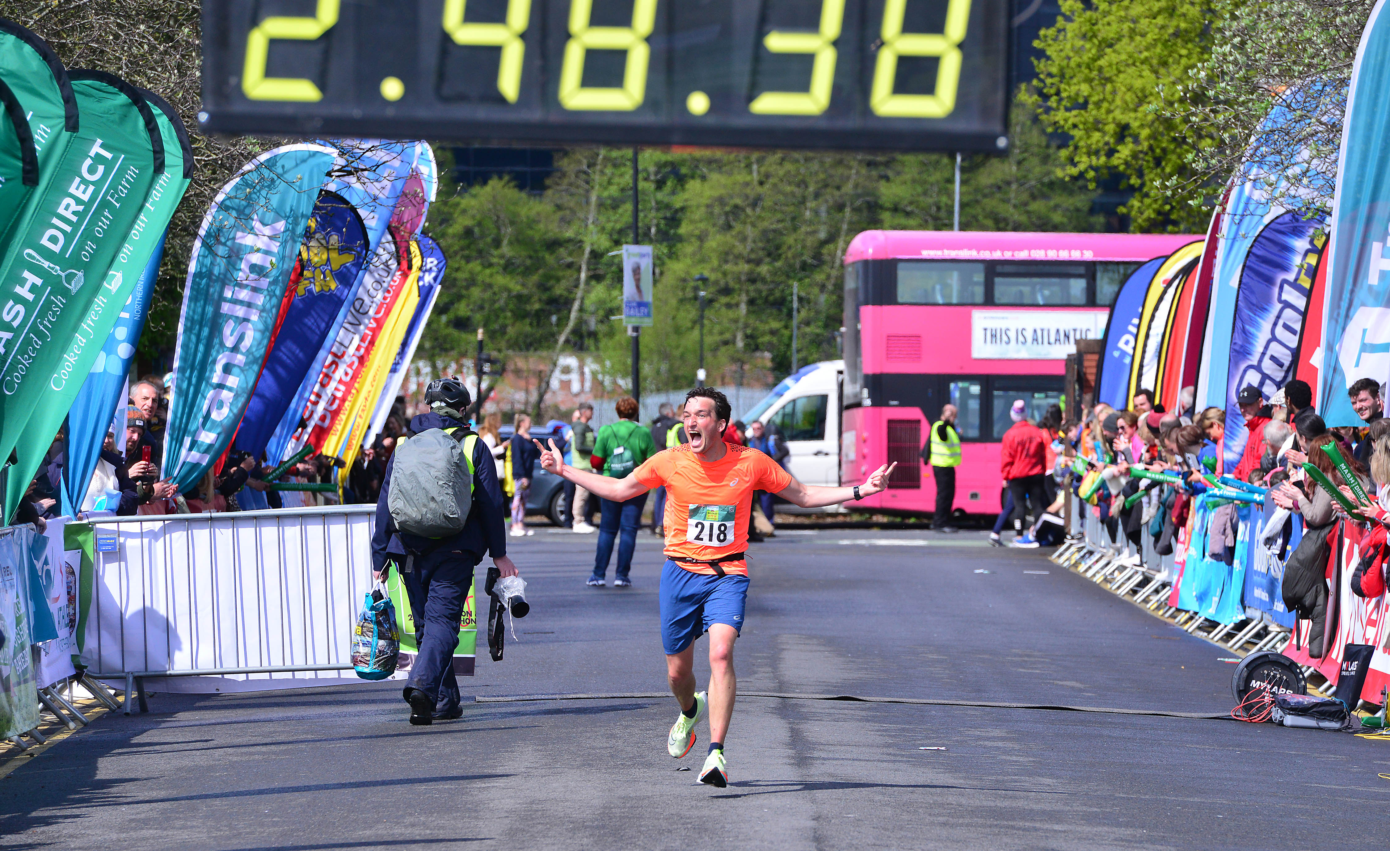 All the excitement and relief from around Belfast as the marathon returns: in pictures  UTV 