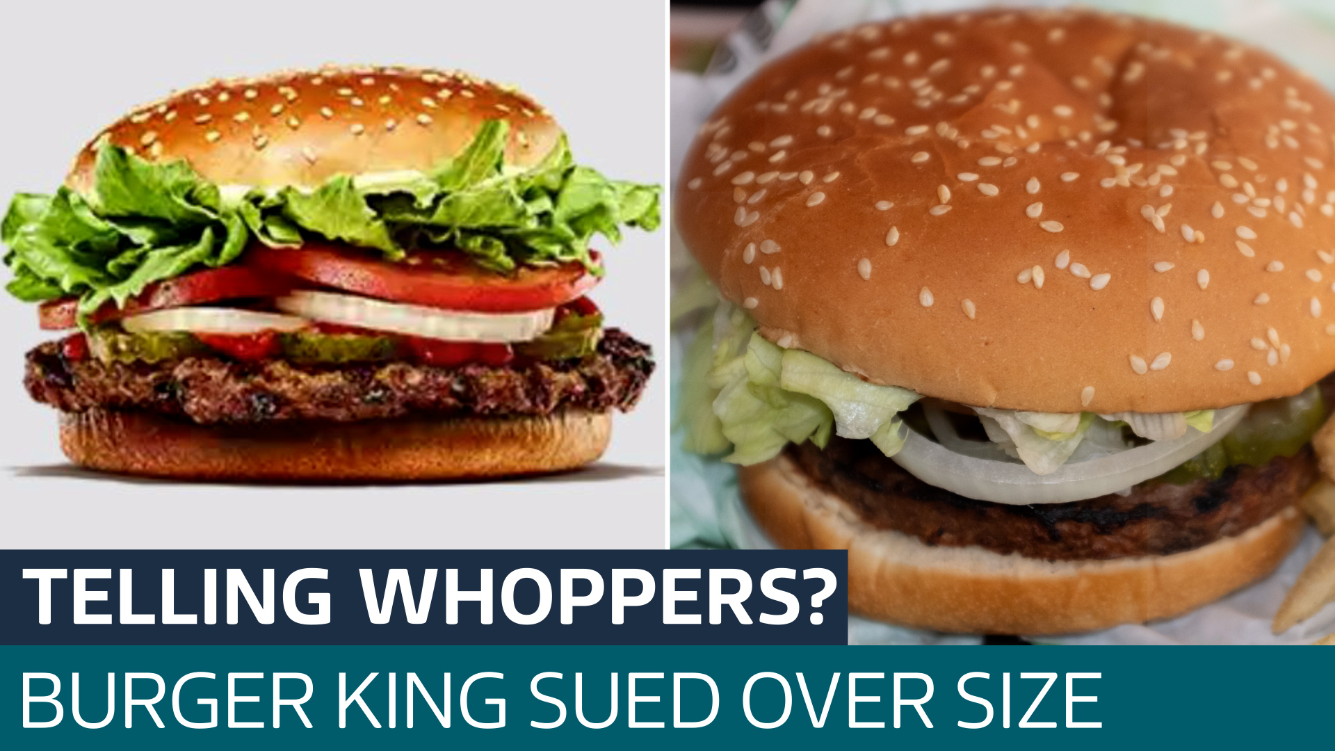 Burger King Faces Lawsuit Over Size Of Its Whoppers - Latest From ITV News