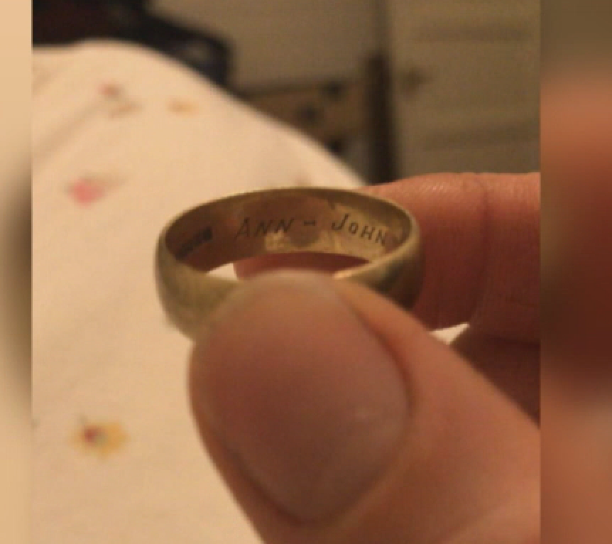 Father and son appeal for owner of wedding ring they uncovered in the ...