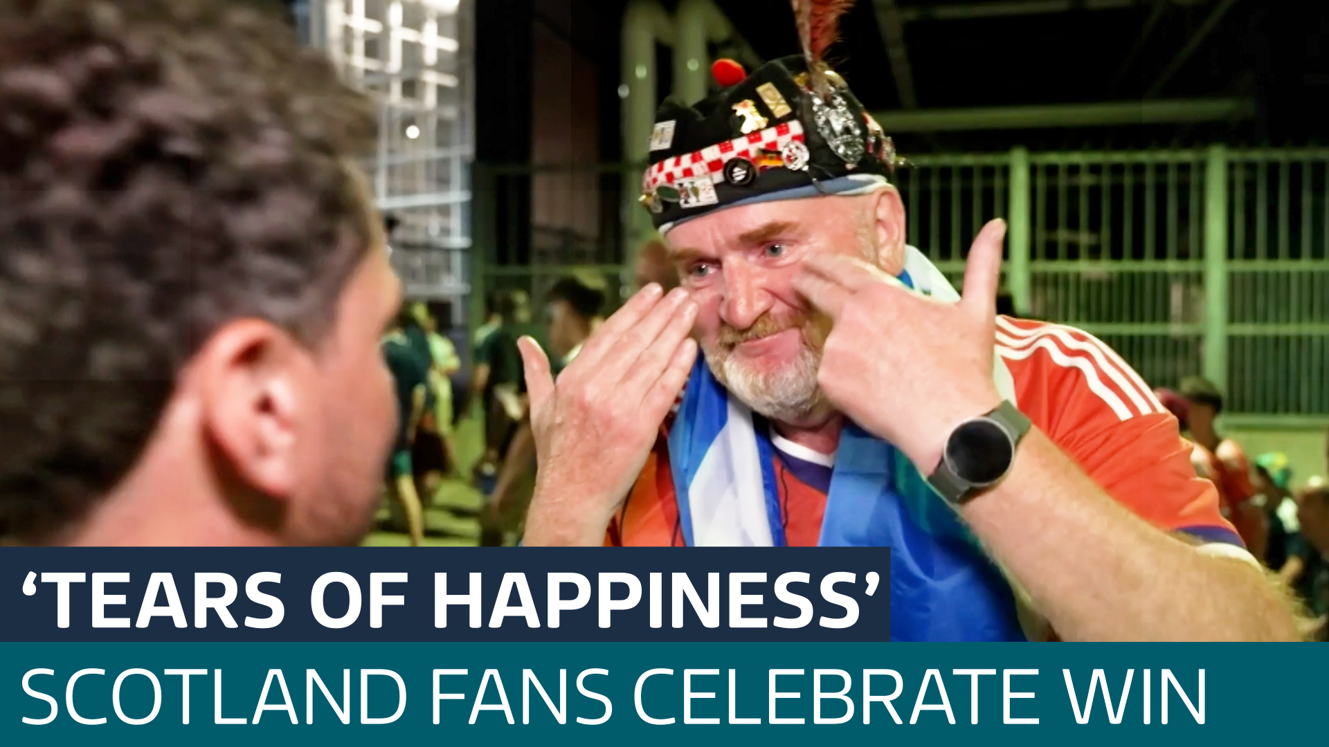 Inside Tartan Army celebrations in Boston as Scotland wins against Haiti