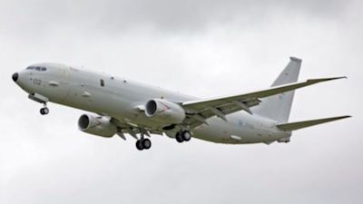 It's the first time an RAF Poseidon P8 aircraft has been used for a search and rescue operation in the UK