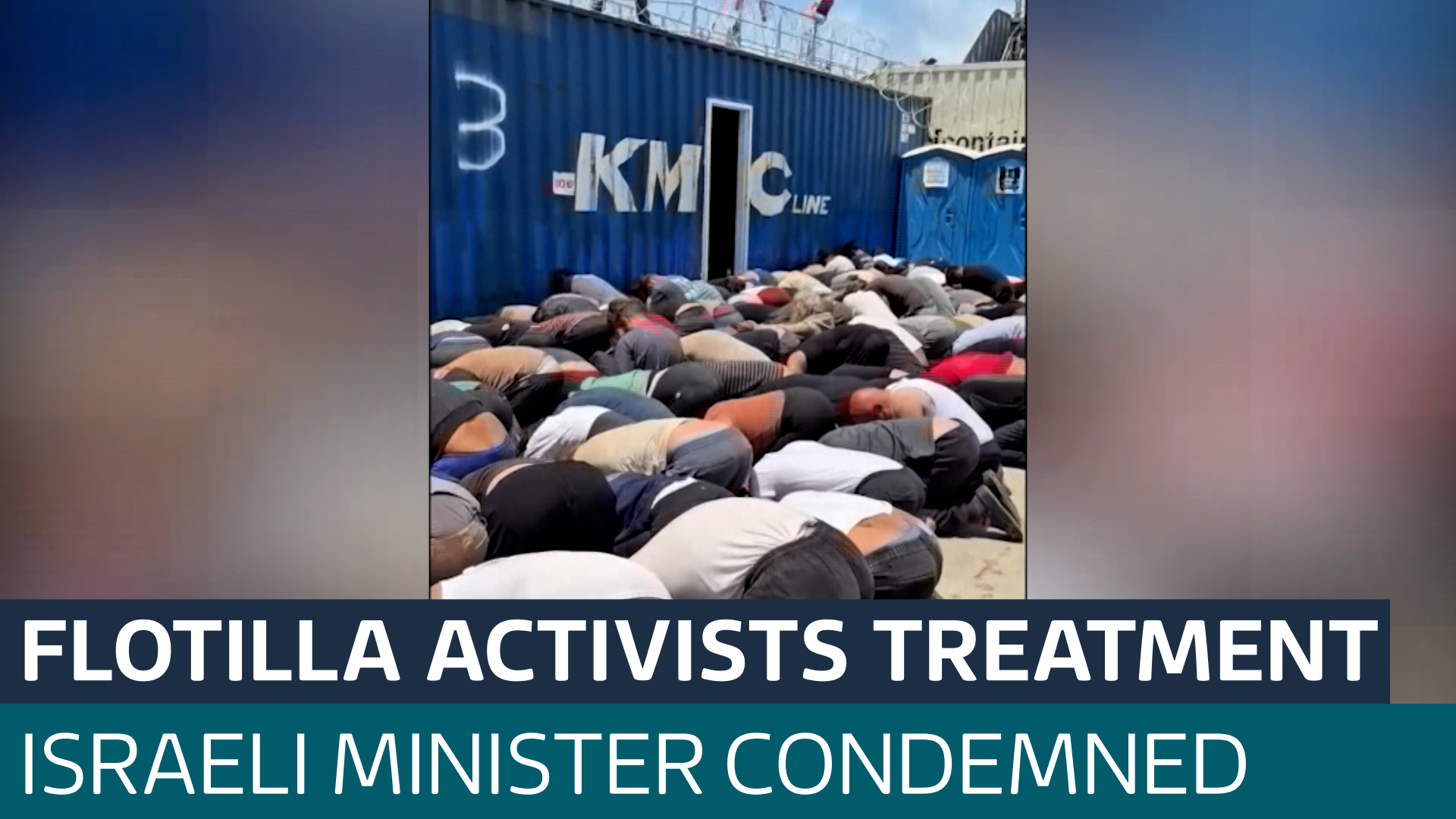 Israeli minister condemned for taunting Gaza flotilla activists in video - Latest From ITV News