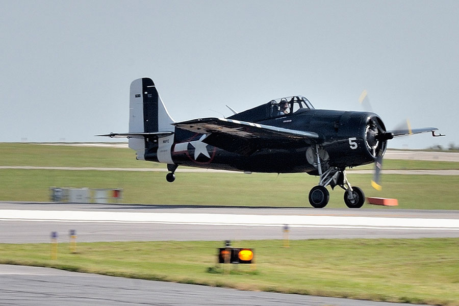 The Grumman FM2 Wildcat was a US plane used in the Second World War