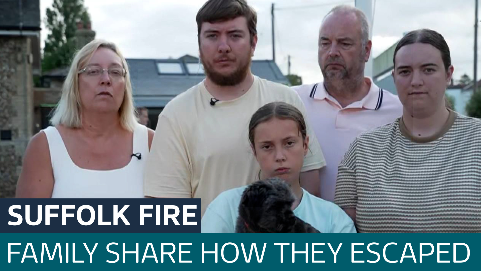 How one family escaped 'scary' Suffolk blaze