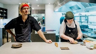 File image of Casamia head chef Zak Hitchman (left) (Image: Dominika Scheibinger)