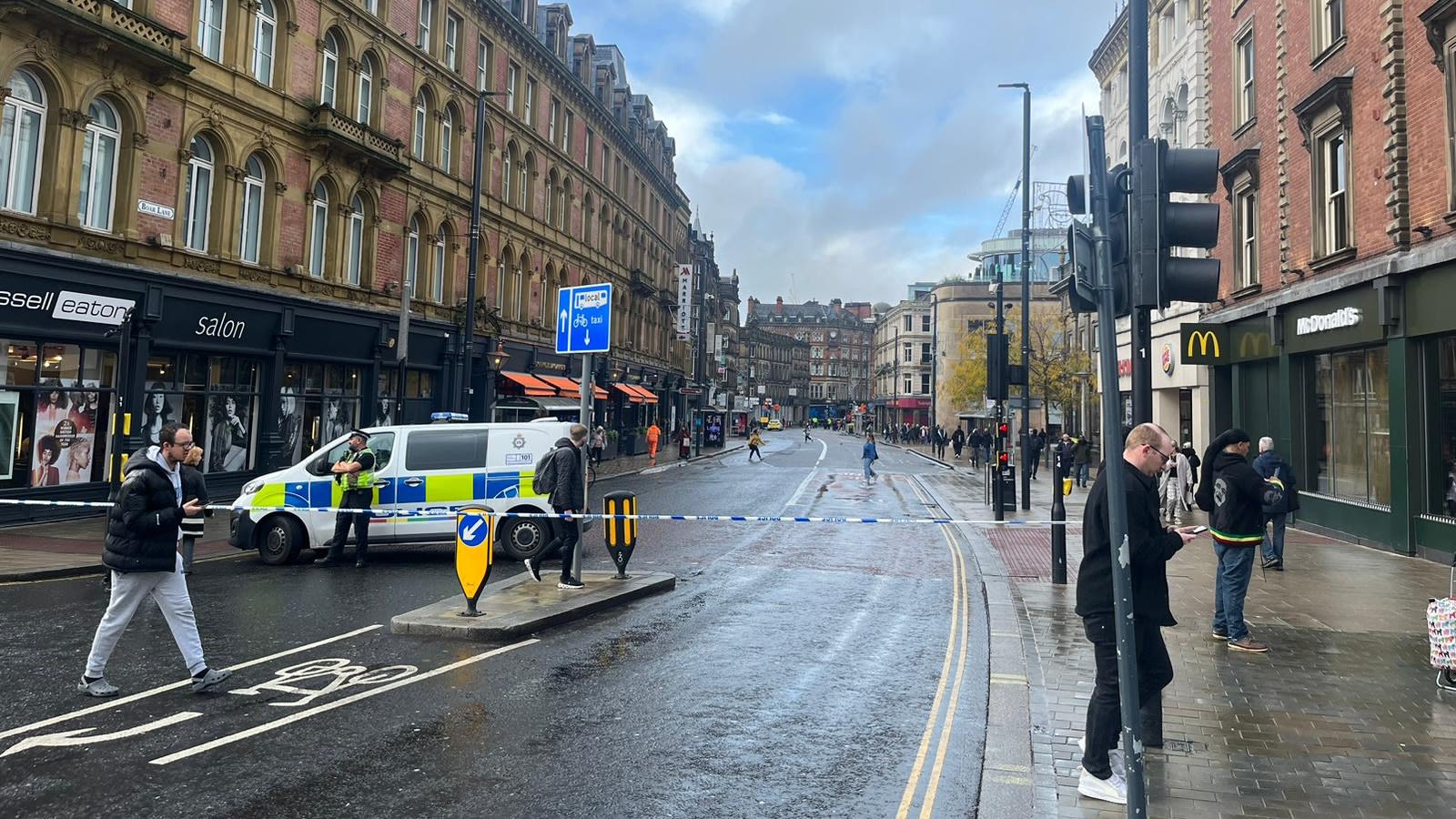 Disruption in Leeds city centre after woman hit by lorry ITV