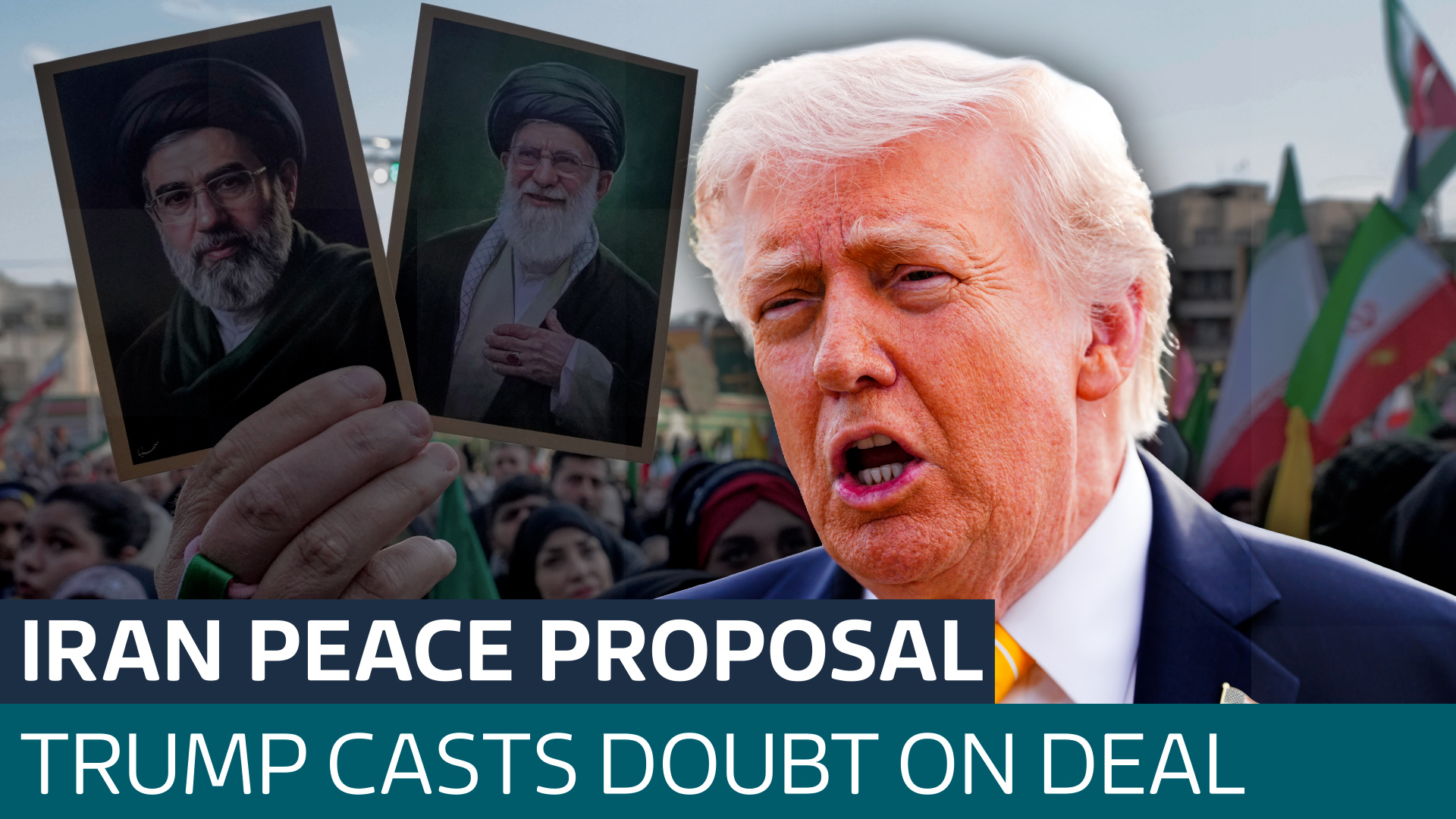 Trump casts doubt on peace plan and says Iran 'not yet paid a big enough price' - Latest From ITV News