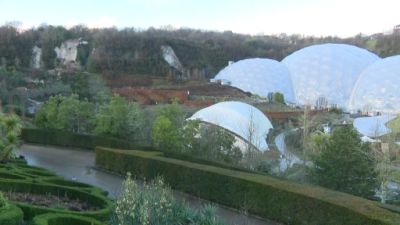 21/12/2020- Landlsip at Cornwall Eden Project-ITV News West Country