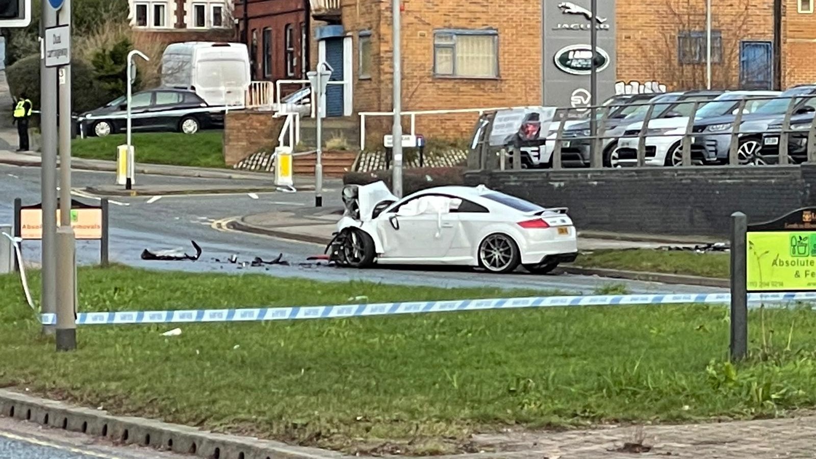 A61 Scott Hall Road at Sheepscar in Leeds closed after a number