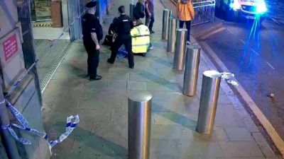 Ambulance crews arrive at Manchester Arena after Terror attack
