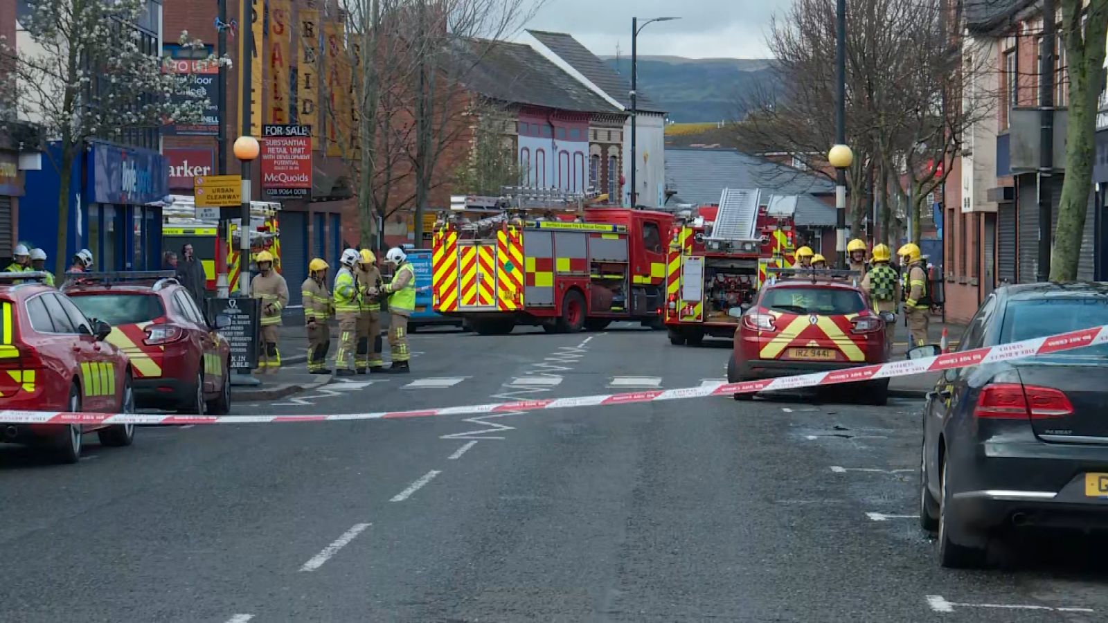 Belfast roads closed after utility related issue UTV ITV News