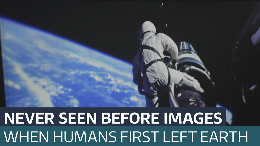Out of this world exhibition shows restored images of the first trips ...