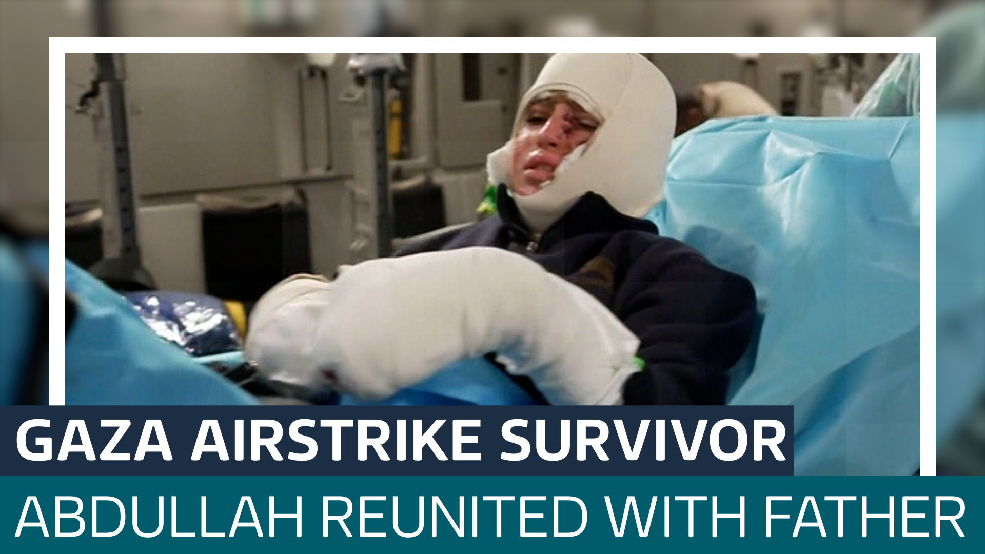 11-year-old Abdullah reunites with his father after surviving Gaza ...
