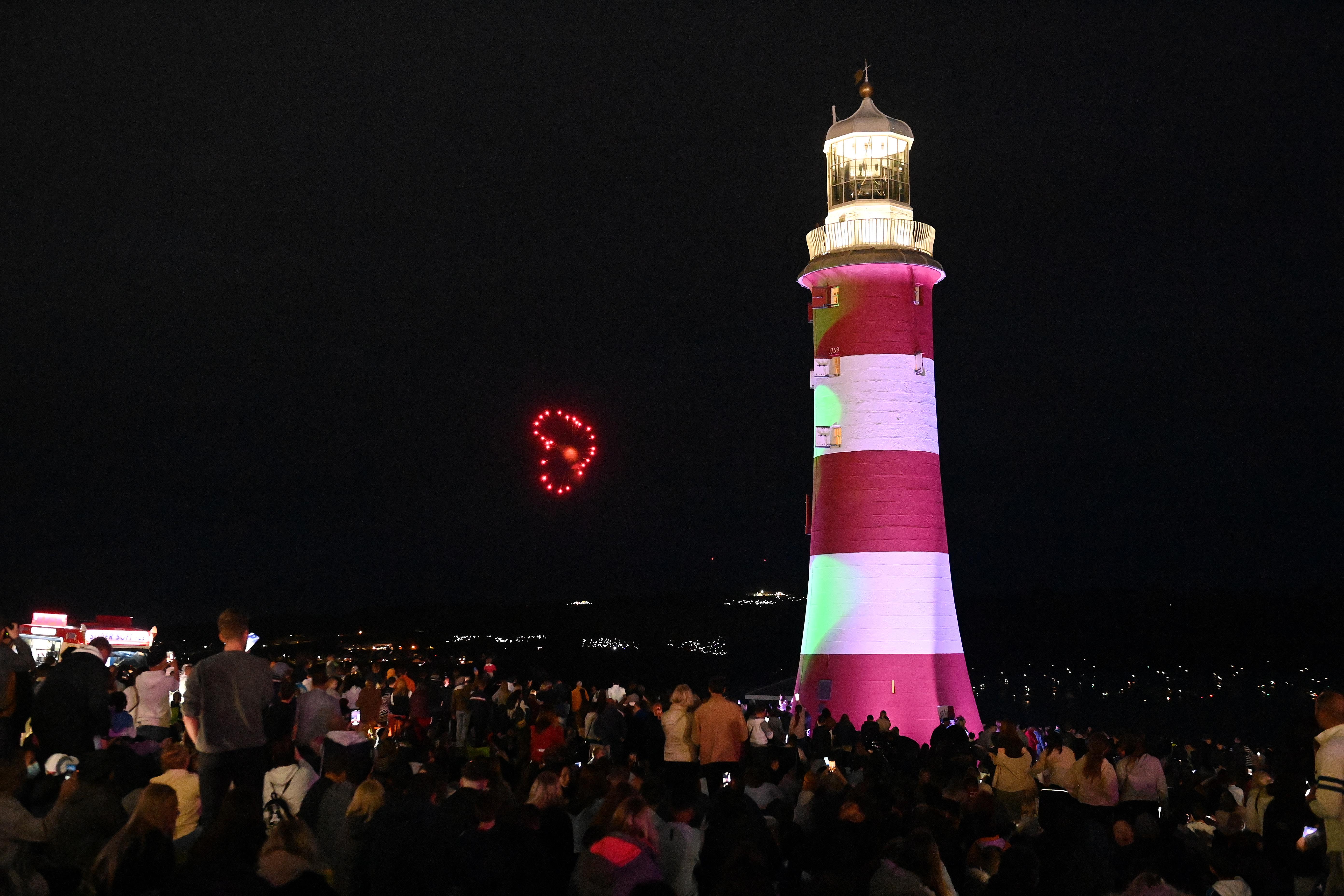 British fireworks competition in Plymouth dedicated to five Keyham