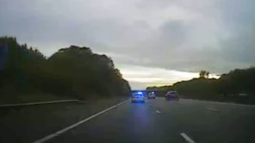 Watch the moment police chase speeding M5 driver through Somerset town ...
