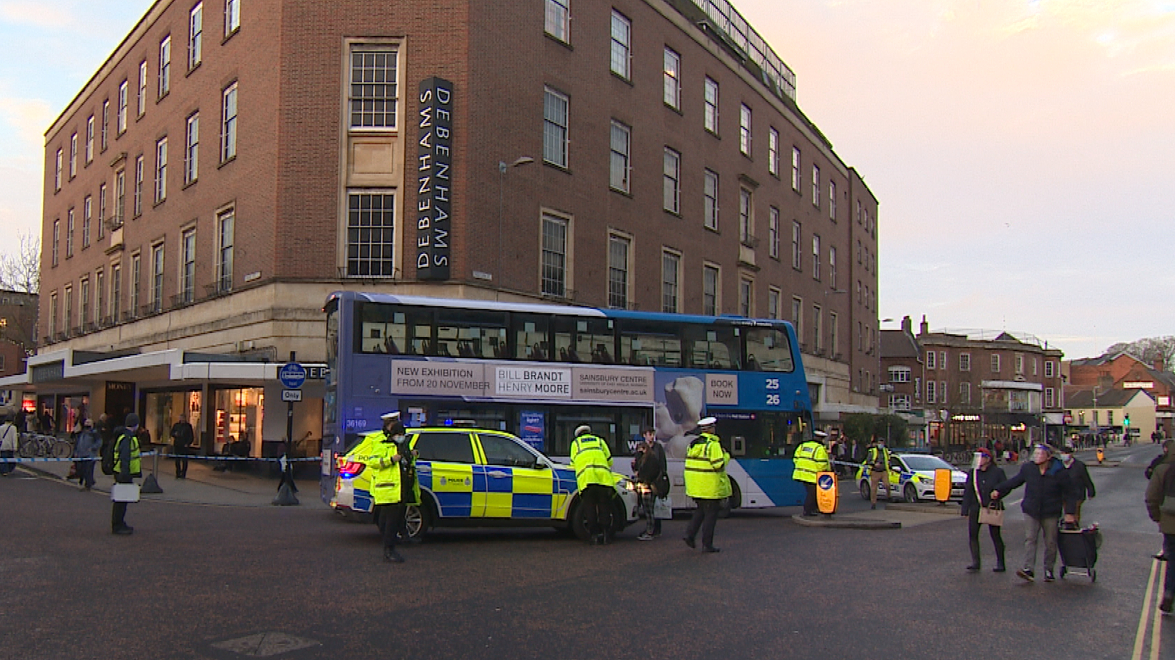 Woman involved in accident with bus has died in hospital | ITV News Anglia