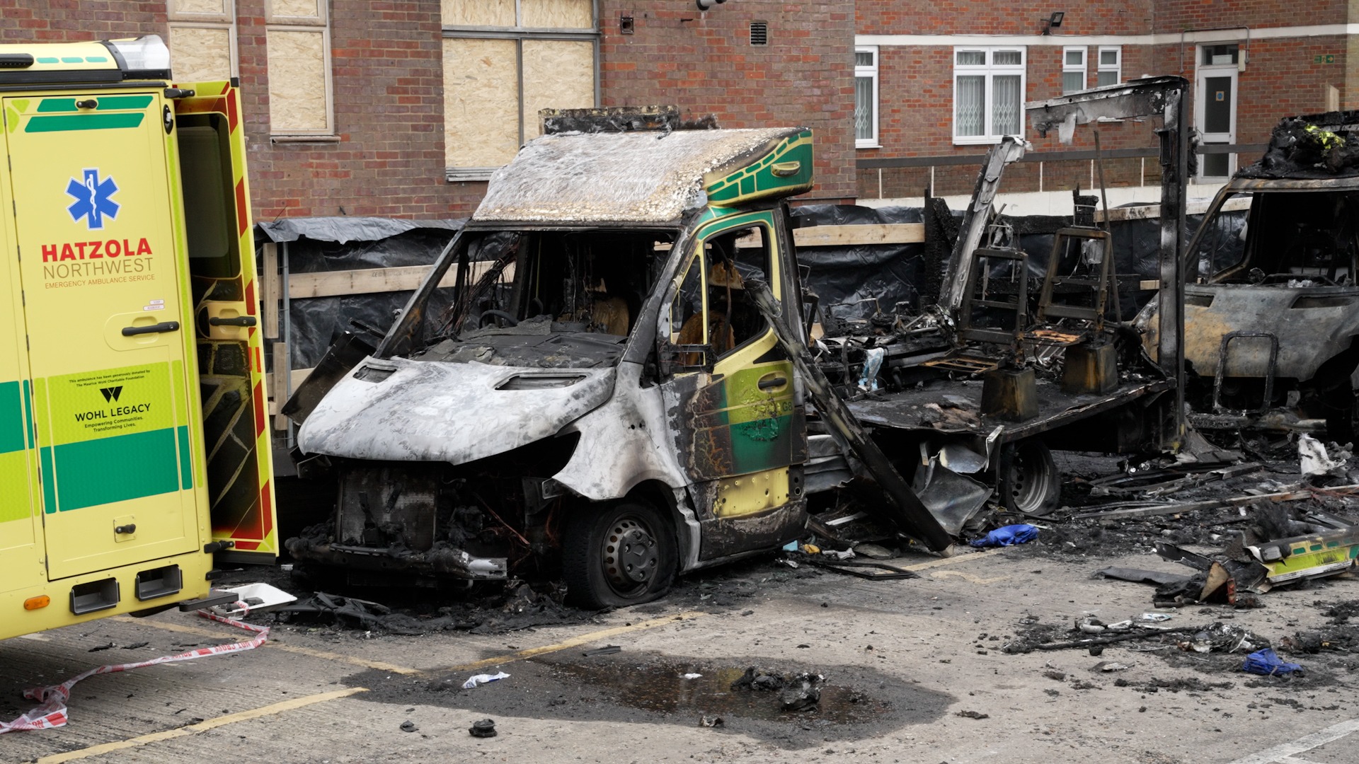 Two men arrested over Golders Green arson attack released on bail, police say