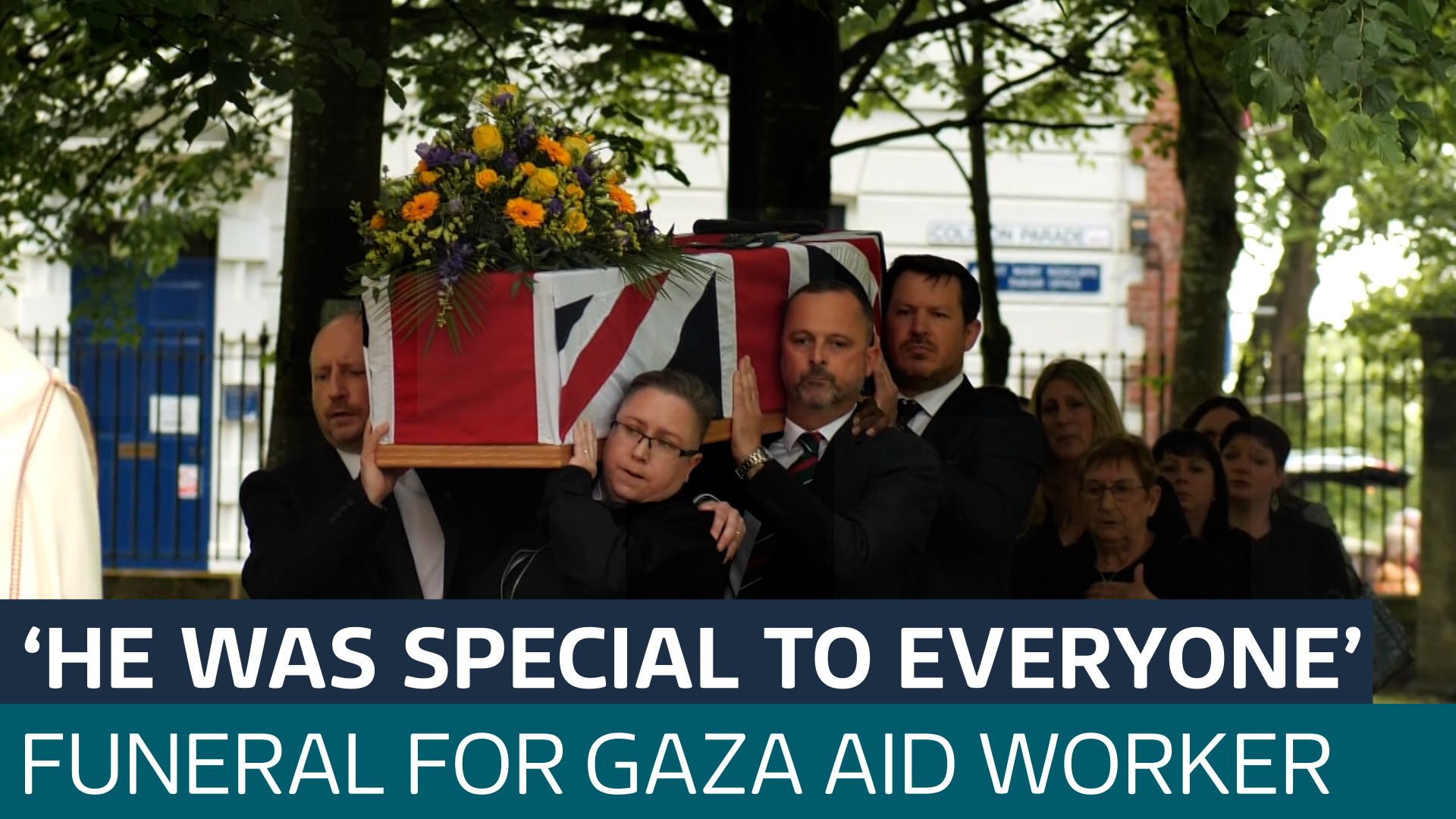 Funeral held for British aid worker killed in Gaza last month - Latest ...
