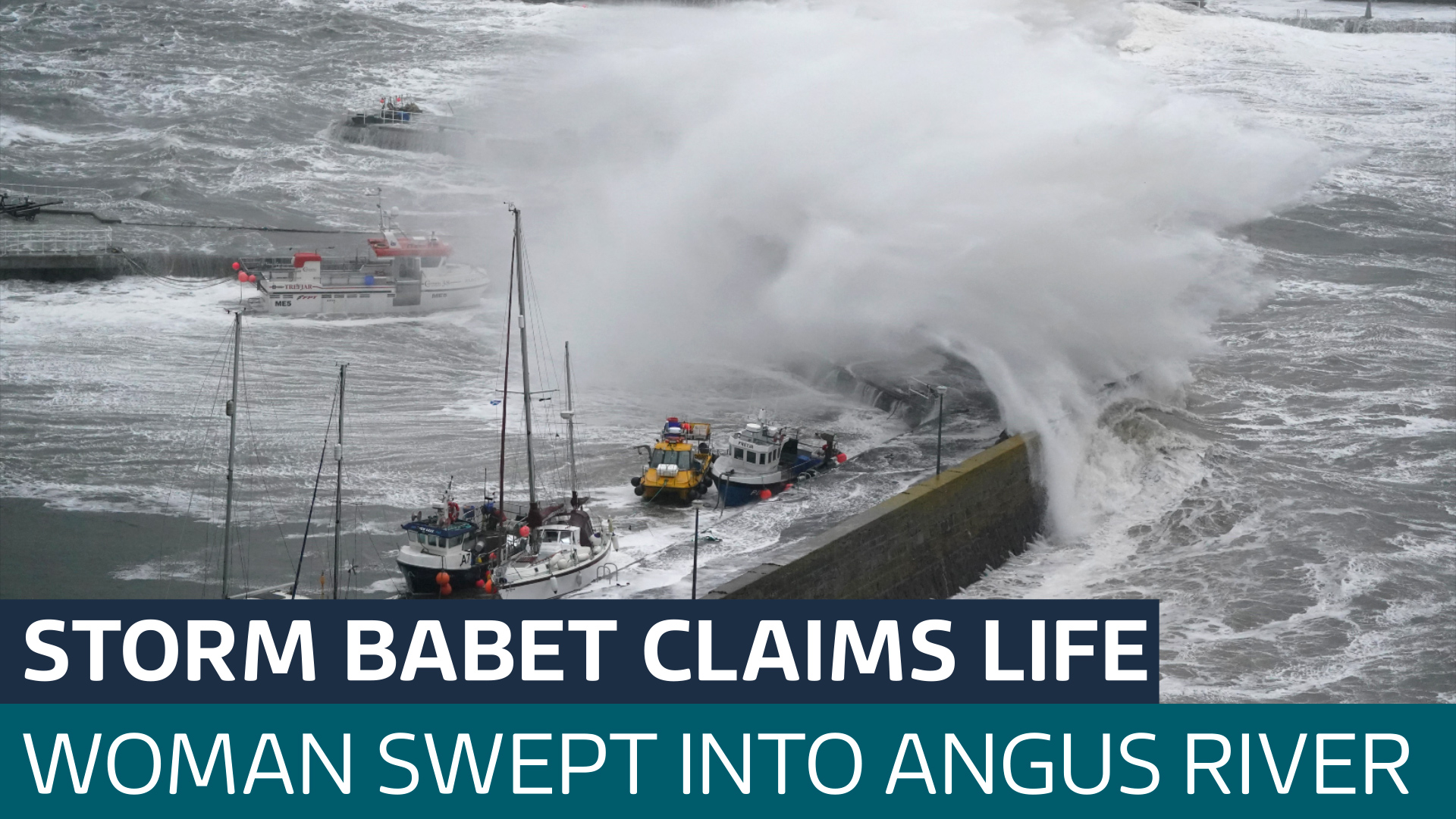 Storm Babet: One dead as red weather warning declared in Scotland ...