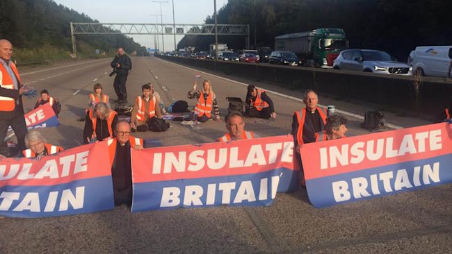 Insulate britain protest