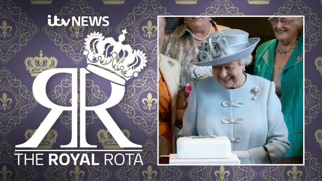 The Royal Rota podcast, The Queen looking at a cake