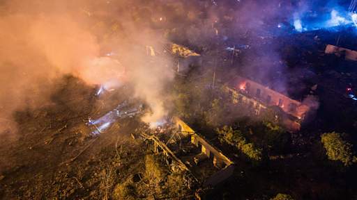 Dozens dead after firework factory explosion in China