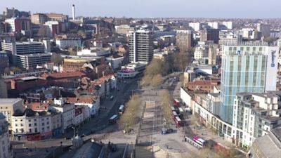 18/11/20- Bristol city-wide drone view-ITV News West Country