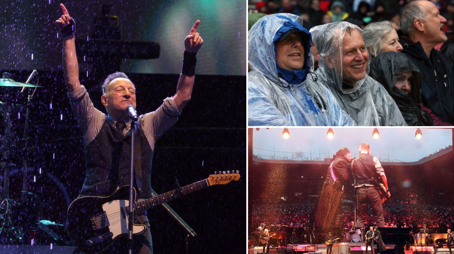 Thousands of Bruce Springsteen fans brave the rain at Stadium of Light in Sunderland | ITV News Tyne Tees