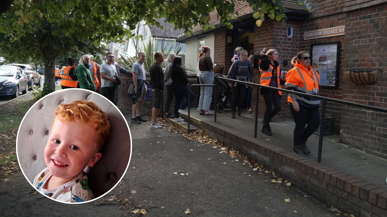 Army of volunteers turn out to help search for missing three-year-old in ...