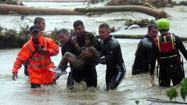 Flooding kills at least eight across Greece, Turkey and Bulgaria