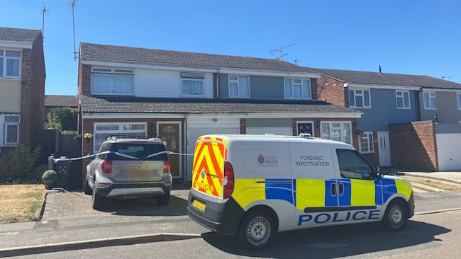 The man and woman were found dead at a home in Fisher Way, Braintree.