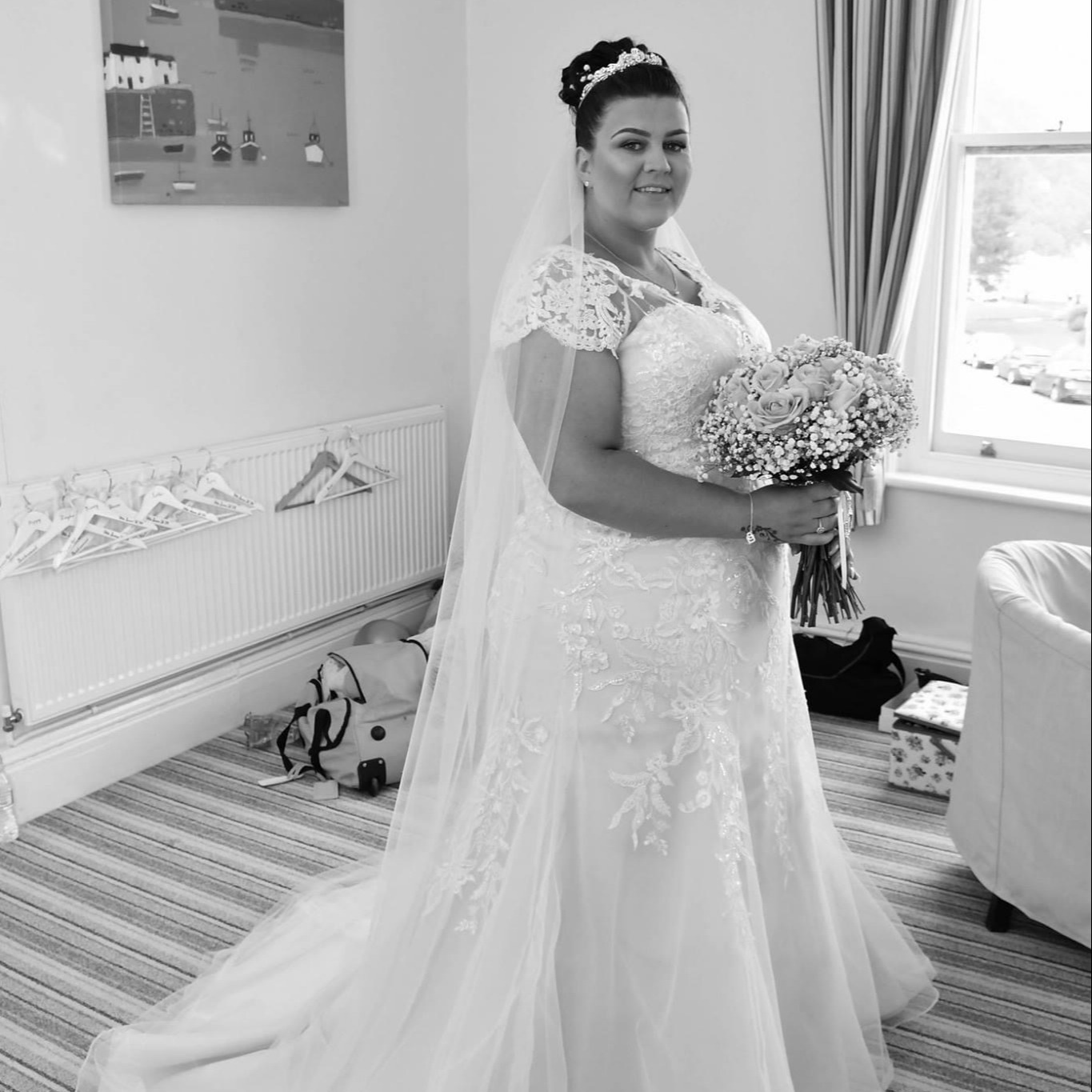 plus size black brides