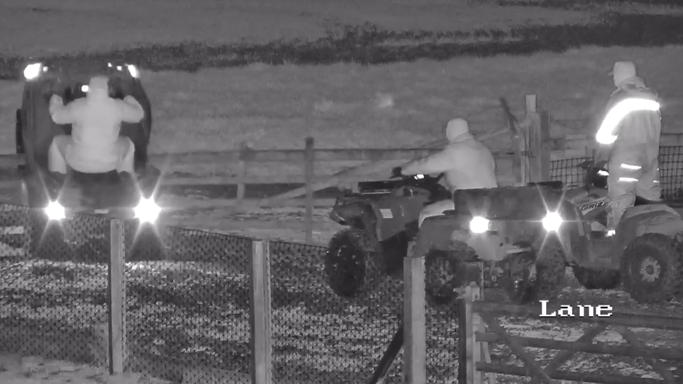 CCTV shows moment quad bike gang smashes its way into farm in Rotherham ...
