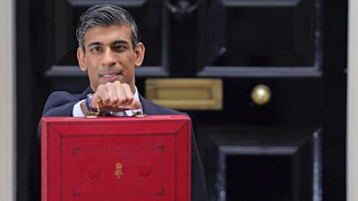 hancellor of the Exchequer Rishi Sunak leaving 11 Downing Street, London before delivering his Budget