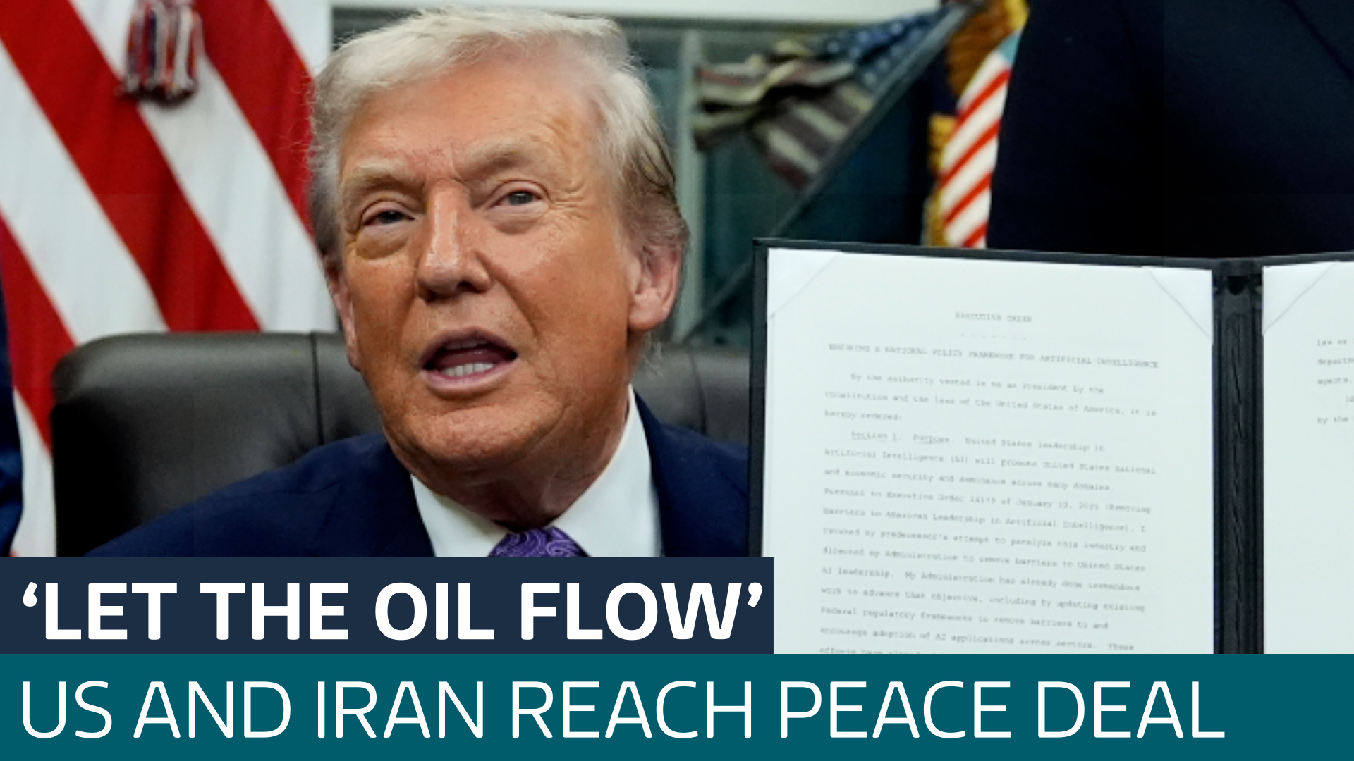 US and Iran say peace deal reached says Trump with reopening of Stait of Hormuz